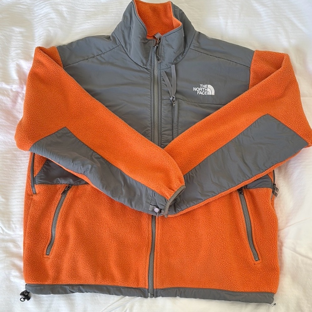 The North Face Orange and Gray Jacket